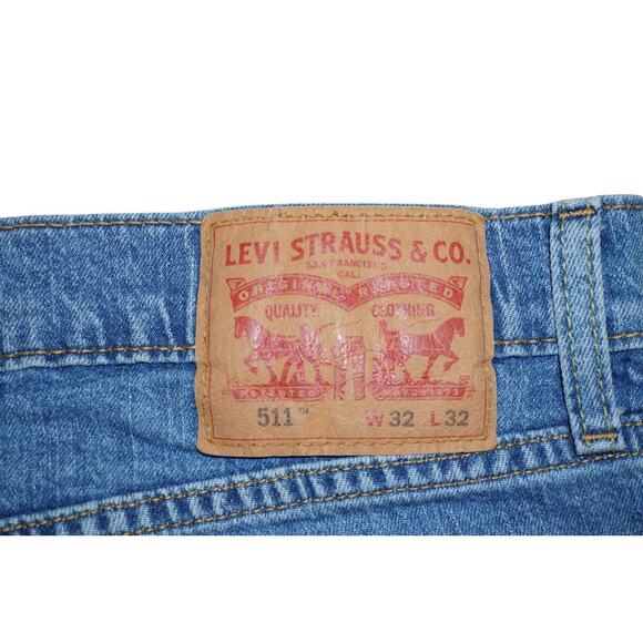 Levi’s 511 Slim Fit Jeans – Light Wash Denim – Size 32x32 – Classic 5-Pocket – - Picture 3 of 5